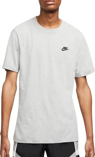 Nike Men's Sportswear Club T-Shirt, Medium, Dark Grey Heather