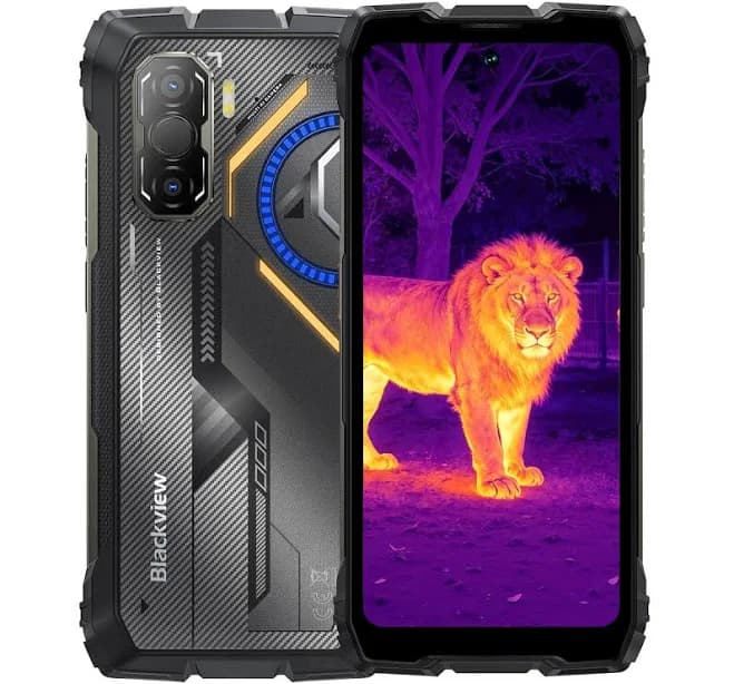 Blackview ROCK 3 Thermal lmaging Rugged 4G Cellphone with 6.78" 120Hz Display 108MP Camera & 400LM Flashlight 8GB+256GB
