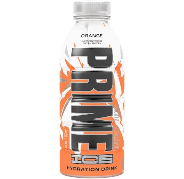 Prime Hydration Drink Orange Smooth + Refreshing Ice
