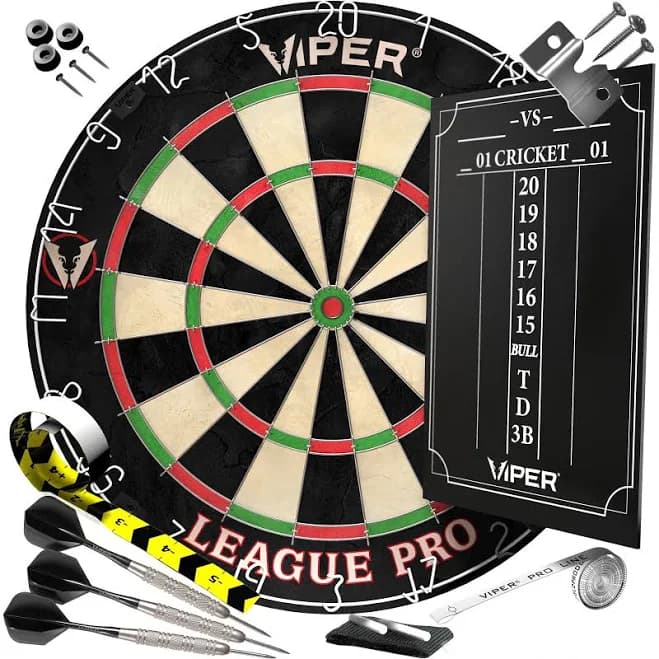 GLD Fat Cat League Pro Steel Tip Bristle Dartboard