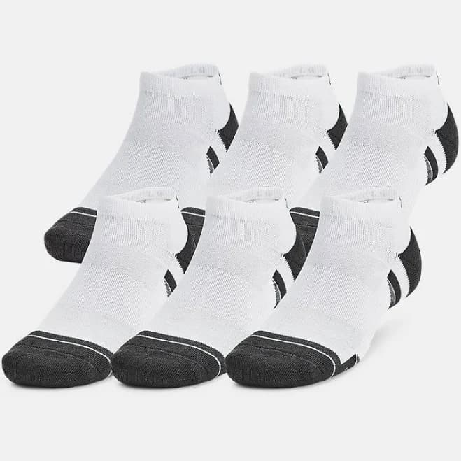 Adult Under Armour Unisex UA Performance Tech Low Socks – 6-Pack