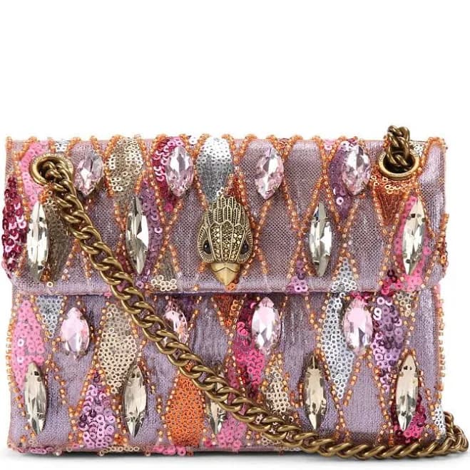 Kurt Geiger London Women's Sequin Mini Kensington Crossbody Bag