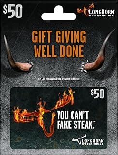 LongHorn Steakhouse $50 Gift Card