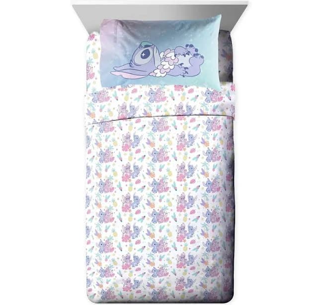 Jay Franco Disney Lilo and Stitch Dreamin' 4 Piece Full Size Sheet Set
