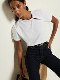 Nation LTD "Taya" T-Shirt-White – Adelaide's Boutique