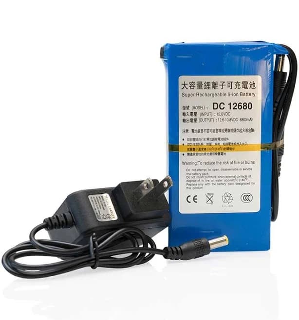 12V Rechargeable Battery Pack 6800mAh