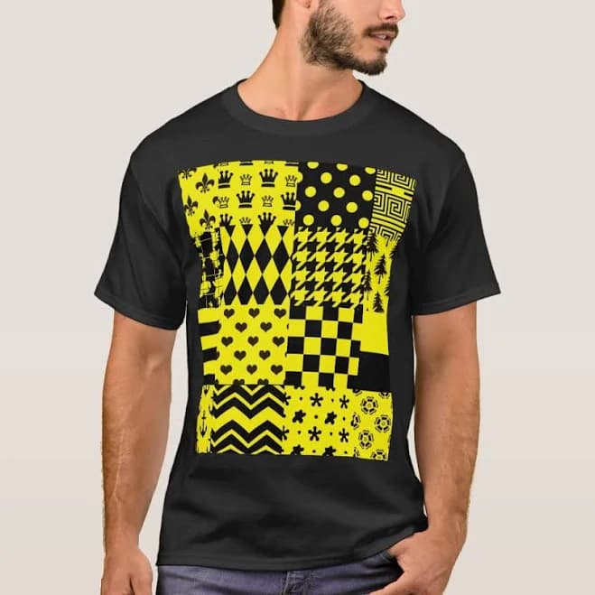Men's Patchwork T-Shirt