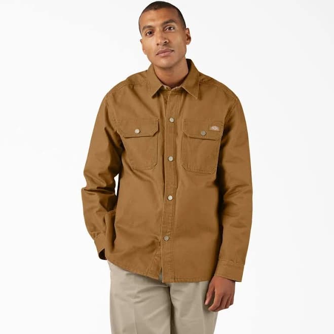 Dickies Men's Duck Canvas Shirt Jacket