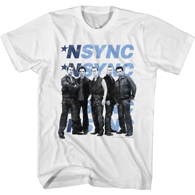 NSYNC Men's Multi Logo T-Shirt
