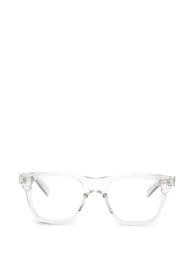 Saint Laurent Eyewear square-frame Glasses | Neutrals | FARFETCH KW