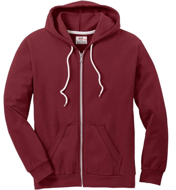 Anvil 71600 Adult Full-Zip Hooded Sweatshirt