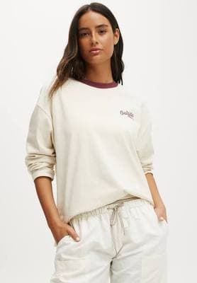 Cotton On Women's Long Sleeve Graphic Crew