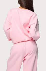 EDIKTED Love Logo Oversized Sweatshirt | Nordstrom