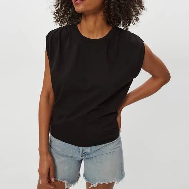 Women's Michael Stars Luca Jersey Bubble Tee