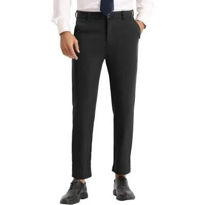 Inspire Chic Men's Slim Fit Flat Front Formal Dress