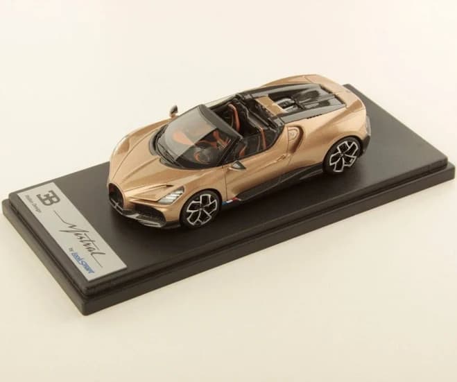 Looksmart 1/43 Bugatti W16 Mistral Dore Gold LS544D