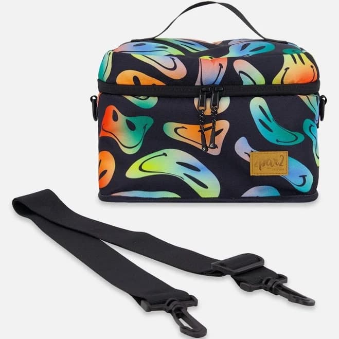 Deux Par Deux Smiley Face Boy Lunch Box