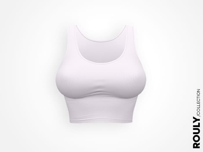 Second Life Marketplace - ROULY :: "The Look" Tank Top - White
