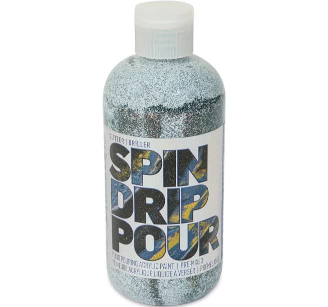 FolkArt Drizzle Glitter Fluid Pouring Acrylic Paint
