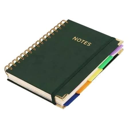 Sluohzxi 5 Subject College Ruled Notebook