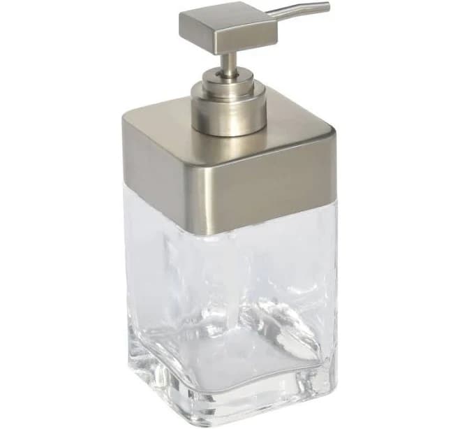 Better Homes & Gardens Metal and Glass Soap Pump
