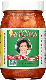Sunja's Medium Spicy Cabbage Kimchi, 16 oz