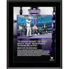 WWE Cody Rhodes & Seth Rollins Elimination Chamber Sublimated Plaque