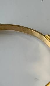 Ruby and Sapphires 22 Karat Gold Bangle Bracelets For Sale at 1stDibs | gold kara 22 carat, 22 carat gold bangle, 22 karat gold bangles