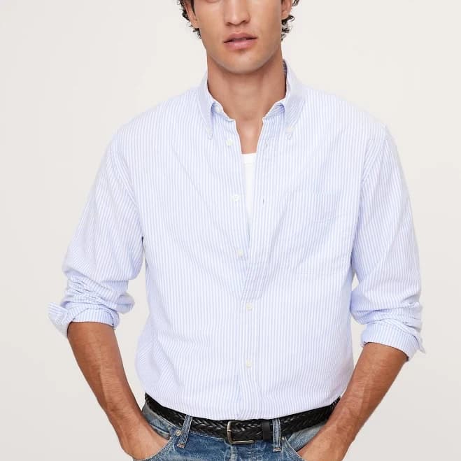 Banana Republic Men's Standard-Fit Oxford Shirt