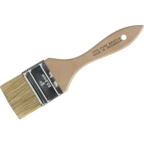 Flat Chip Natural Bristle Paint Brush