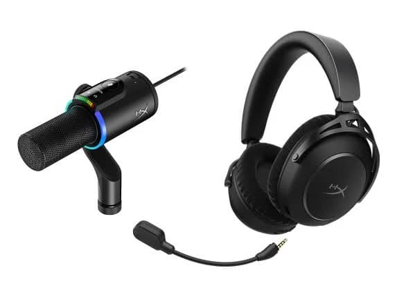 Hyperx Cloud Alpha 2 Wireless Gaming Headset + HyperX FlipCast – USB/XLR Dynamic Microphone Bundle | | Alpha2_FlipCast_Kit