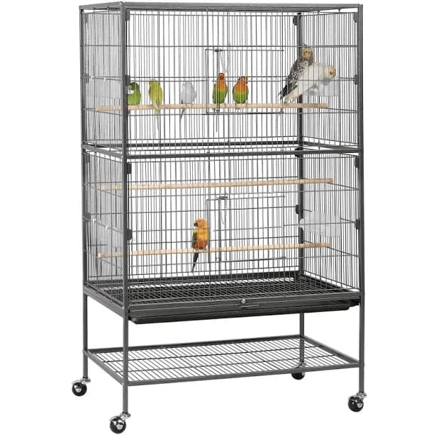 SmileMart 52" Large Rolling Bird Cage
