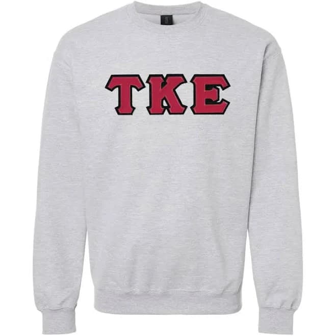 TKE Crewneck with Sewn On Letters