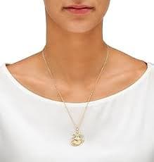 Palm Beach Jewelry PalmBeach Yellow Gold-plated Marines Pendant (25mm) with 20 inch Chain : Clothing, Shoes & Jewelry - Amazon.com