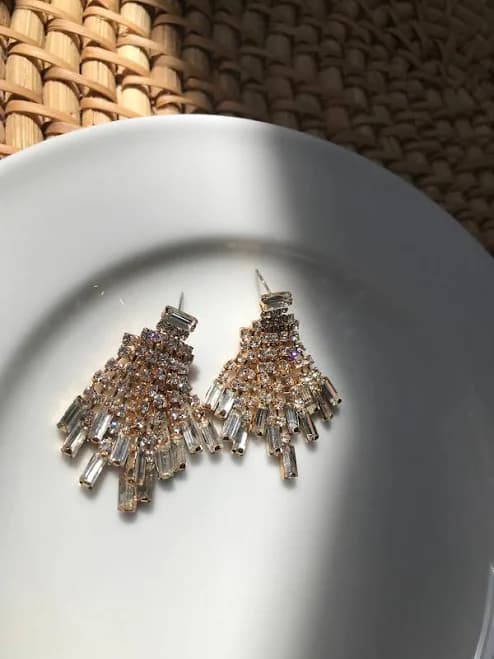Crystal Cluster Earrings