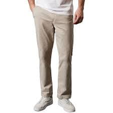 Maine Mens Premium Chino Pants (32R) (Natural) at Amazon Men's Clothing store