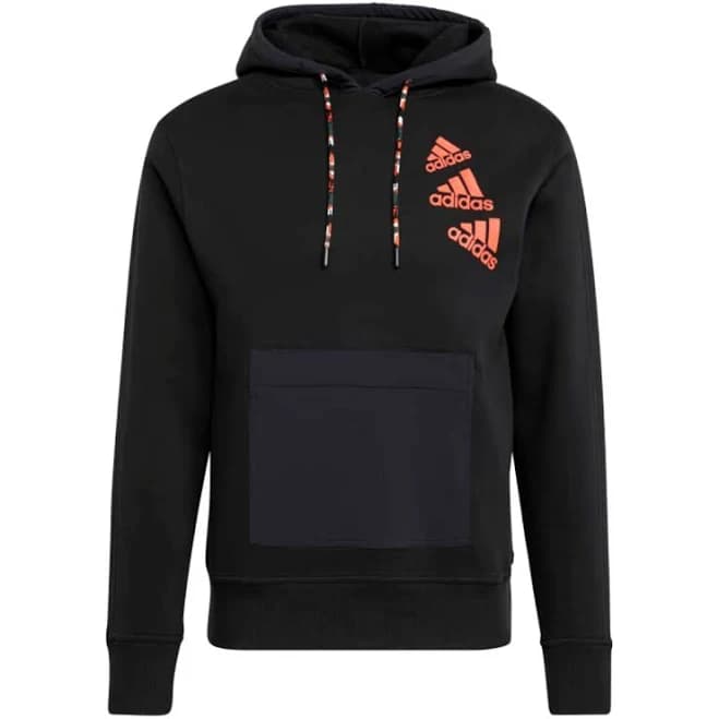 adidas Men's Essentials Brandlove Fleece Hoodie
