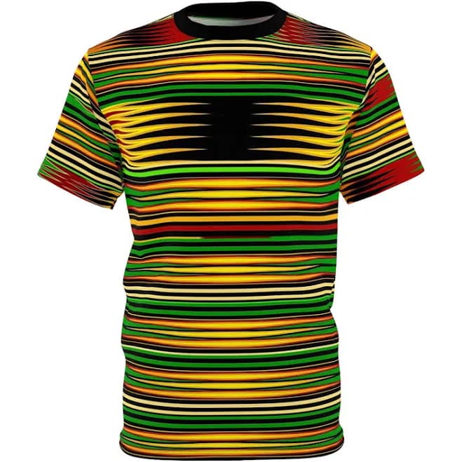 African Stripes Shirt - $39.99
