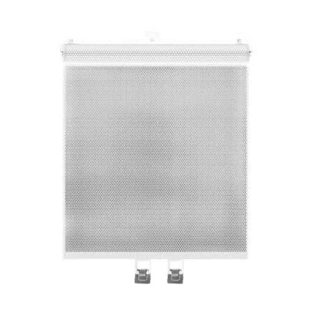 Pressure Mounted Expandable Pet Gate 51Inch Adjustable Dog Barrier For Home Door Easy Installation Cats Proof Design, White