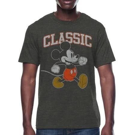 Disney Men's Mickey Mouse Classic Graphic Tee Shirt