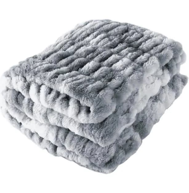Lavish Home Oversized Faux Fur Blanket