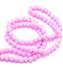 Julz Beads UK Marbled Glass Round Beads