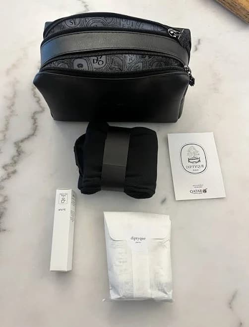Diptyque Qatar Airlines Business Class Amenity Toiletry Kit