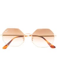 Ray-Ban Octagon Tinted Sunglasses - Gold | Editorialist