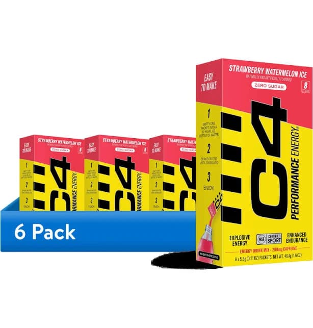 C4 Performance Energy Strawberry Watermelon Ice Drink Mix