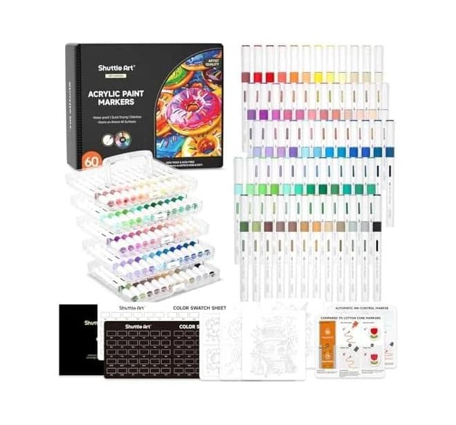 Shuttle Art Automatic Ink Control Acrylic Paint Markers