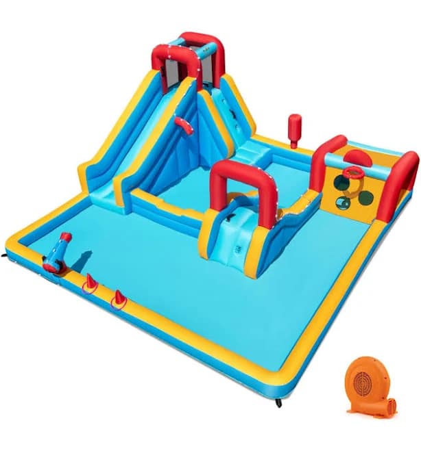 HONGGE Kids Inflatable Water Slide Park