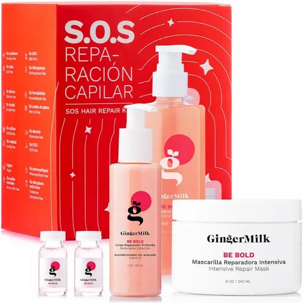 Ginger Milk Natural Care SOS Hair Repair Kit