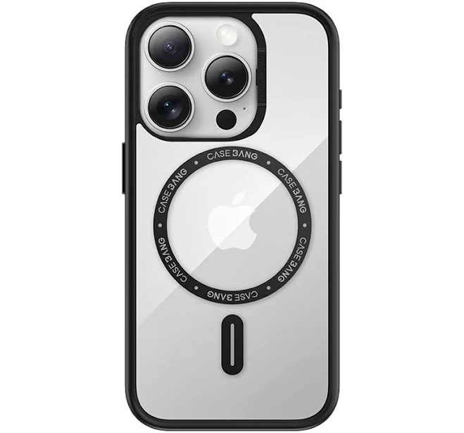 CASEBANG ImagiSnap Replaceable Back Cover for iPhone 15 Pro Max, Magsafe-Compatible, PC Scratch-Resistant Raised Camera Guard, Girly Cute Pattern-[Only Back Cover-Used with Base Case]-Speed Limit