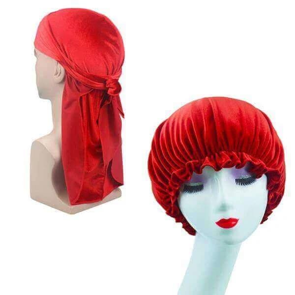 Velvet Durag & Bonnet Set